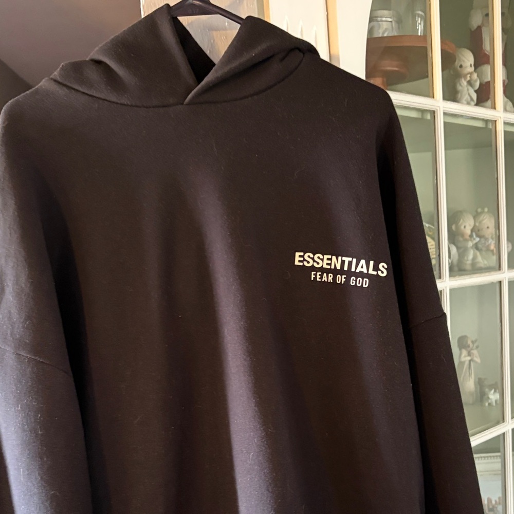 Essentials Black Hoodie